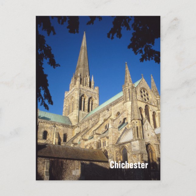 Carte postale de la cathédrale de Chichester (Devant)
