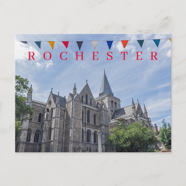 Carte postale de la cathédrale de Rochester (Devant)