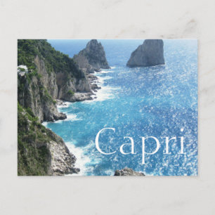 Carte postale de la côte de Capri