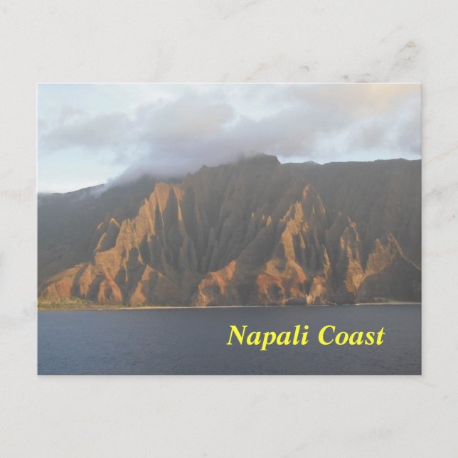 Carte postale de la côte de Naples (Devant)