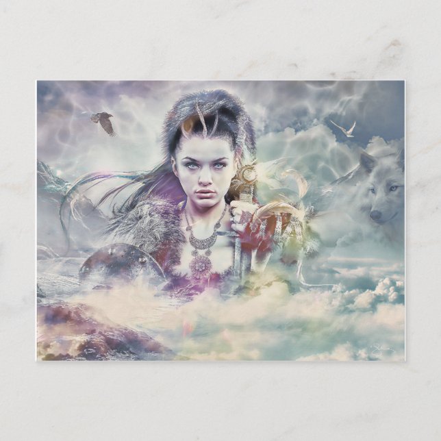 Carte postale de la déesse de la mythologie (Devant)