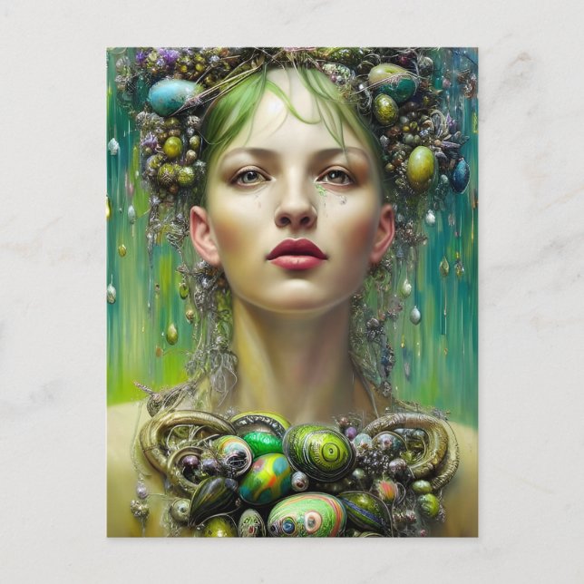 Carte postale de la déesse de Pâques (Devant)