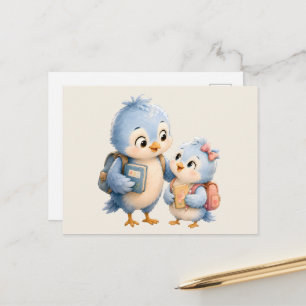 Carte postale de la famille Blue Bird