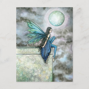 Carte postale de la Fée bleue par Molly Harrison