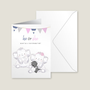 Carte postale de la fête des éléphants modernes