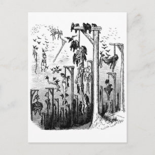 Carte postale de la fête des Hangmans