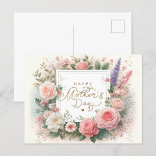 carte postale de la fête des mères