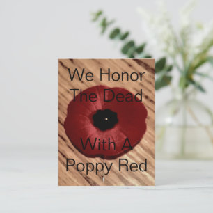 Carte postale de la Fleur de coquelicot de jour du