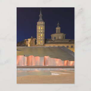 Carte postale de la fontaine de Saragosse