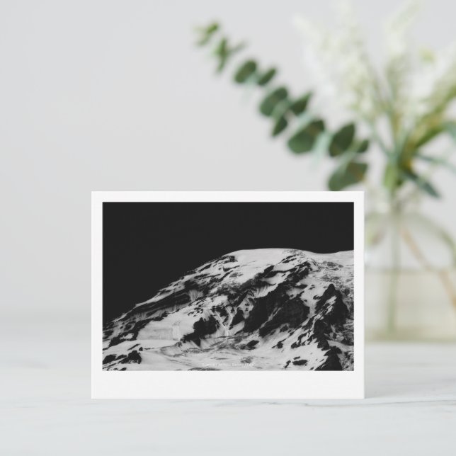 Carte postale de la fonte du Rainier (Debout devant)