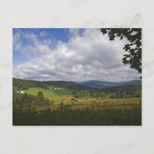 Carte postale de la forêt bavaroise