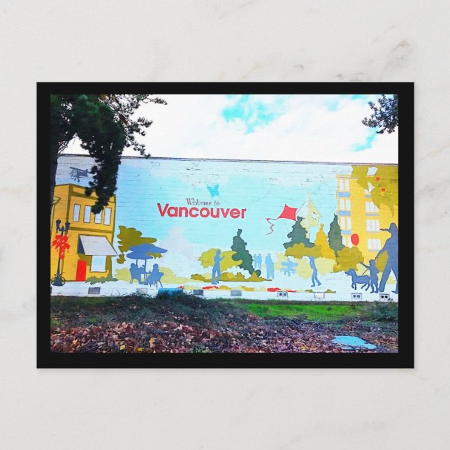 Carte postale de la fresque de Vancouver (Devant)