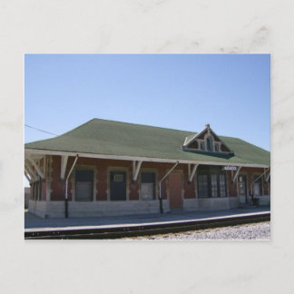 Carte postale de la gare de Tipton