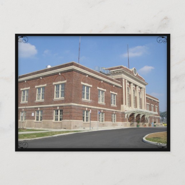 Carte postale de la gare ferroviaire Lancaster. Aj (Devant)