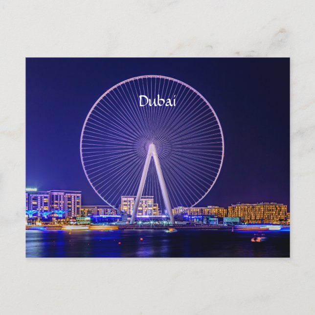 Carte postale de la grande roue de Dubaï (Devant)