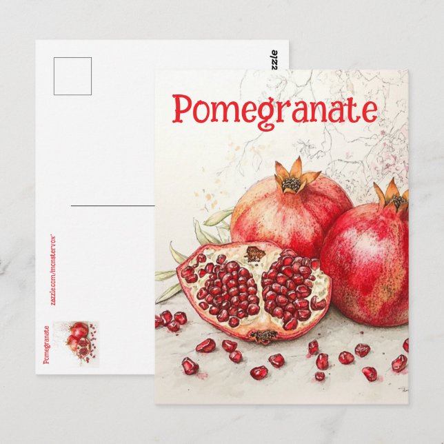 Carte postale de la grenade (Devant / Derrière)