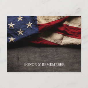 Carte postale de la journée commémorative Honor & 