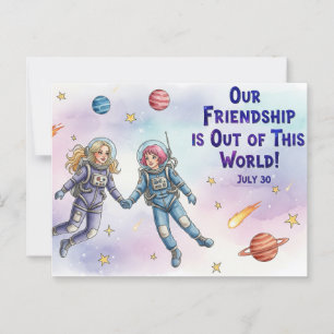 Carte postale de la Journée internationale de l'am