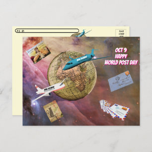 Carte postale de la Journée mondiale des postes (9