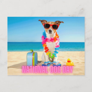 Carte postale de la Journée nationale du chien