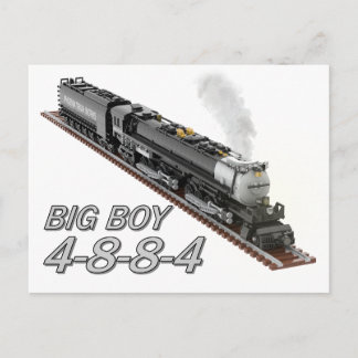 Carte postale de la locomotive Big Boy 4-8-8-4