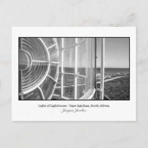 Carte postale de la lumière d'un phare
