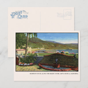 Carte postale de la maison Adamson Malibu Fontaine