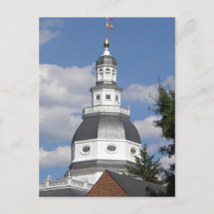 Carte postale de la maison d'état du Maryland