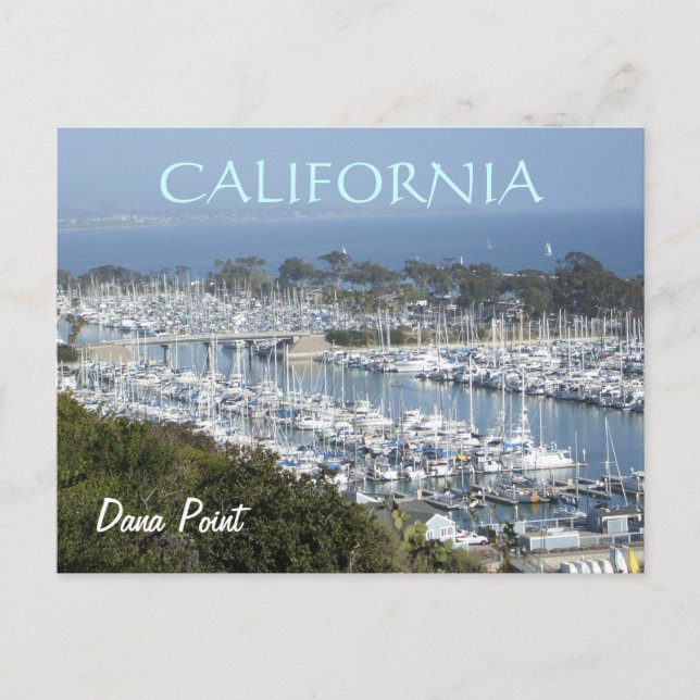 Carte postale de la marina de Dana Point (Devant)