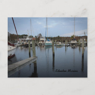 Carte postale de la marina d'Edenton
