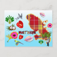 Carte postale de la Martinique