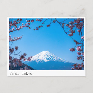 Carte postale de la montagne Fuji de Tokyo