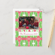 Carte postale de la mosaïque colorée