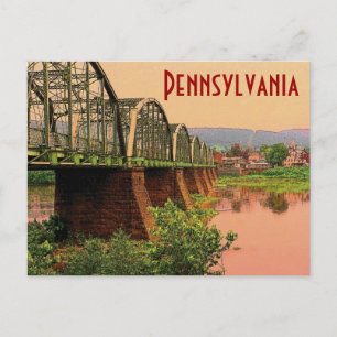 Carte postale de la Pennsylvanie