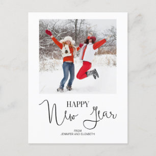Carte postale de la photo de la bonne année