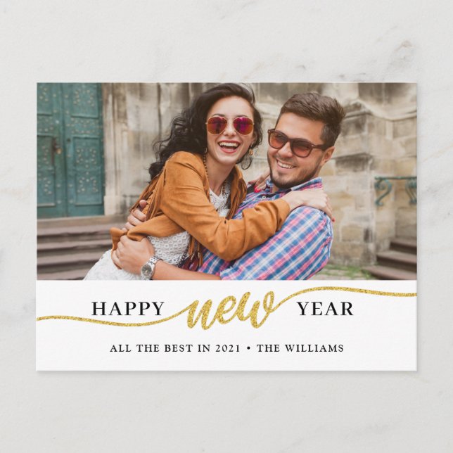 Carte postale de la photo du Nouvel An (Devant)