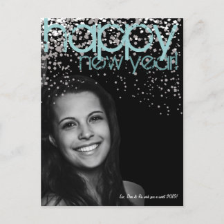 Carte postale de la photo du Nouvel An