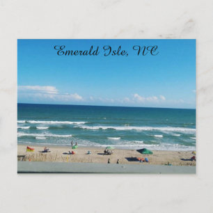 Carte postale de la plage après-midi