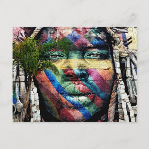 Carte postale de la plus grande fresque murale de 