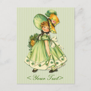 Carte postale de la promenade Shamrock irlandaise