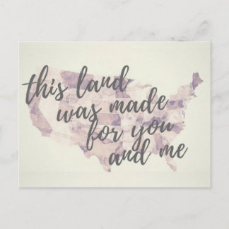 Carte postale de la protestation patriotique