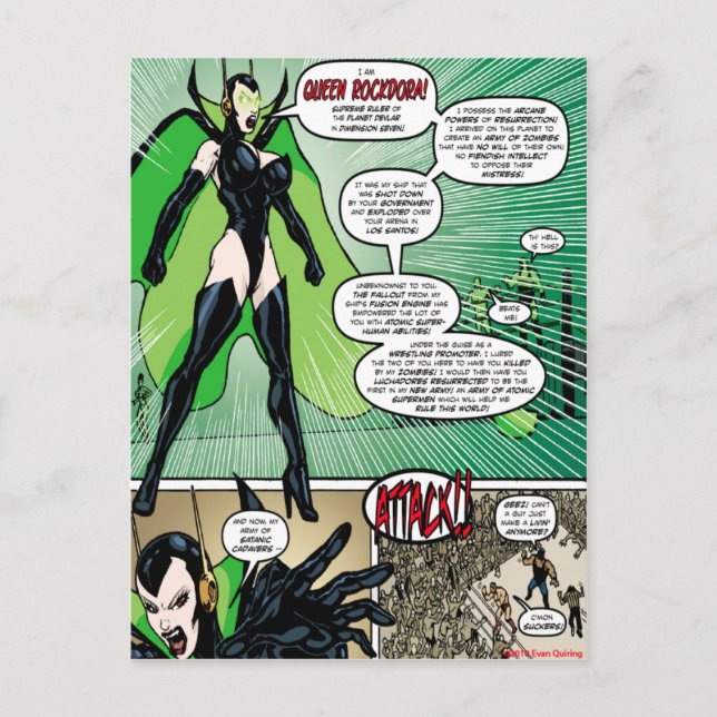 Carte postale de la Reine Rockdora (Devant)