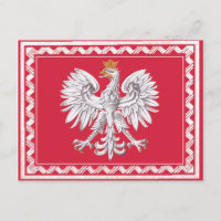 Carte postale de la République de Pologne