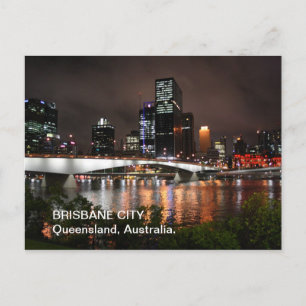 Carte postale de la rivière Brisbane