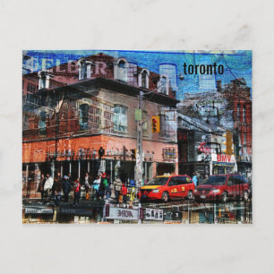 Carte postale de la rue Queen de Toronto