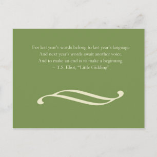 Carte postale de la salutation   de nouvelle année