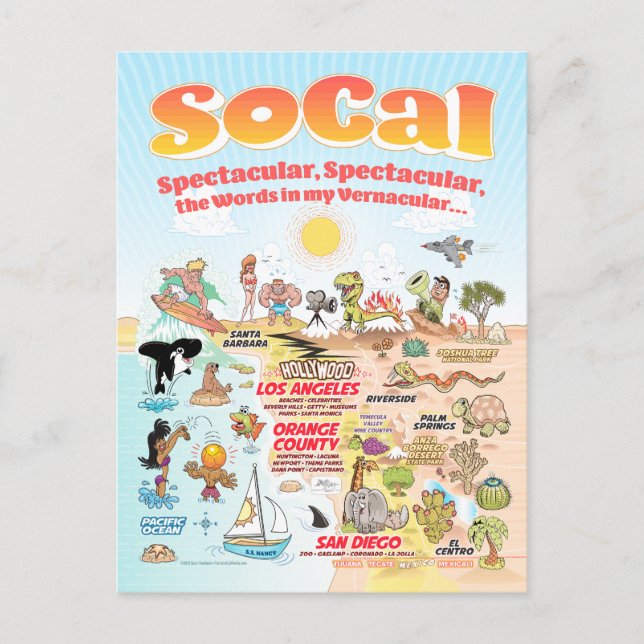 Carte postale de la scène SoCal (Devant)