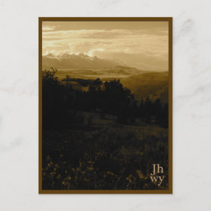 Carte postale de la série de photos Jackson Hole