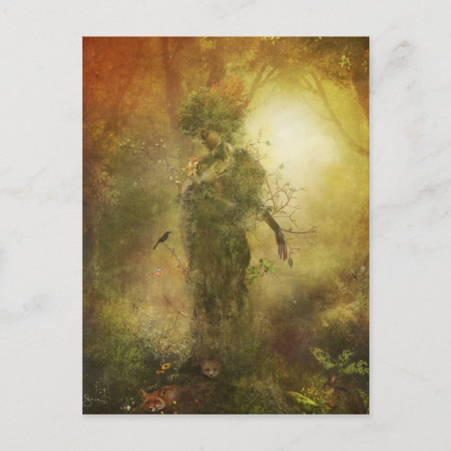 Carte postale de la Terre mère (Devant)