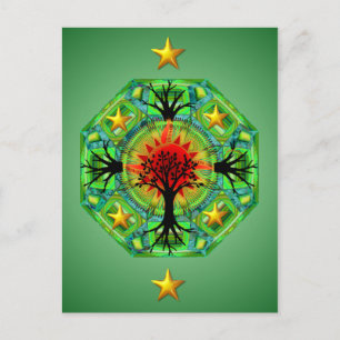 Carte postale de la Terre mère